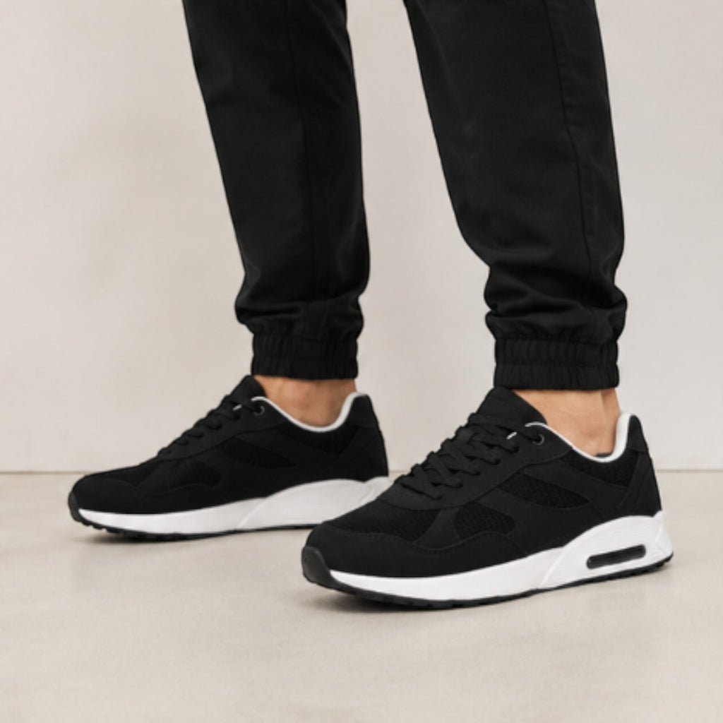 Felix | Men's Blue Casual Runner Trainers - Lace-Up Everyday Sneakers