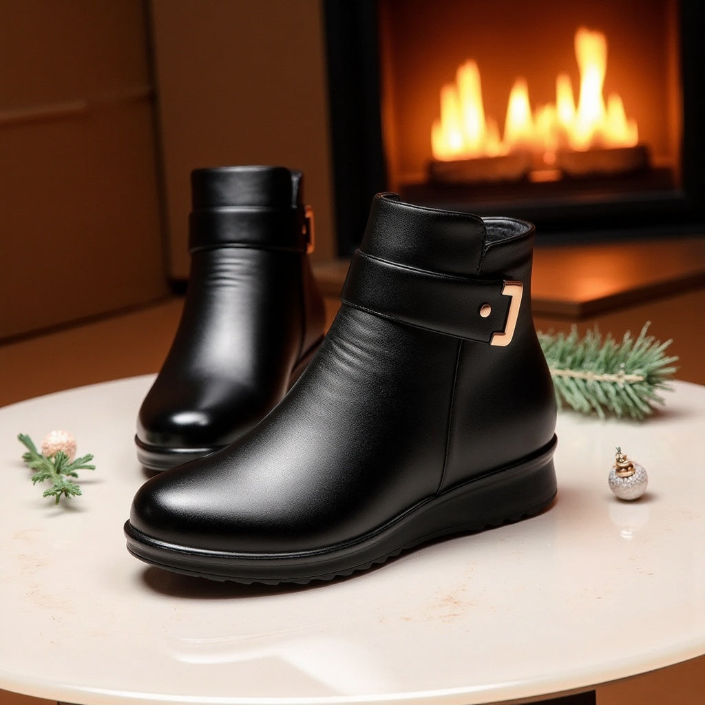 Rosalyn | Women's Waterproof Boots - Cushioned Rubber Sole Ankle Boots
