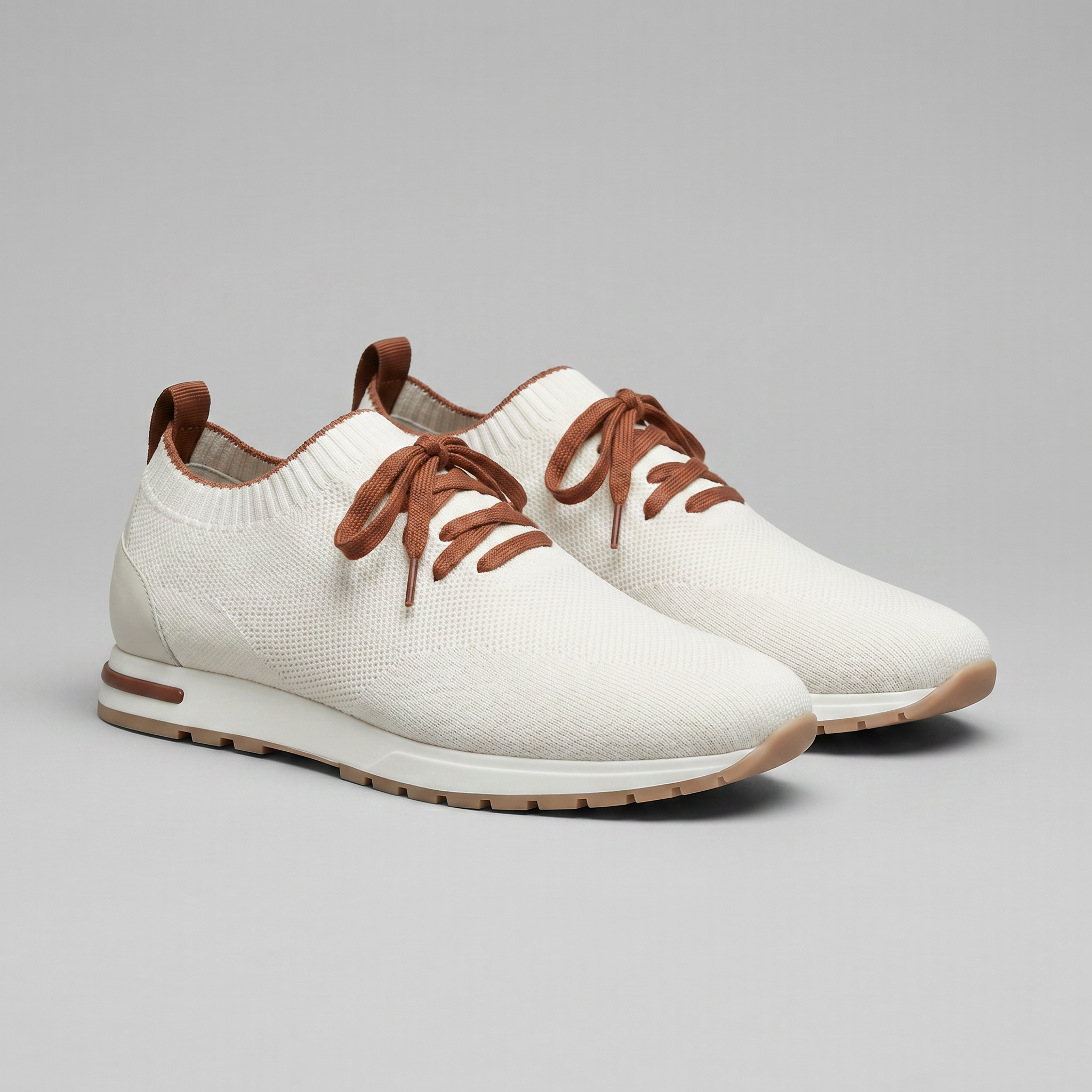 Mayfair | Men's Knit Sock Trainers – Lace-Up Smart-Casual Sneakers