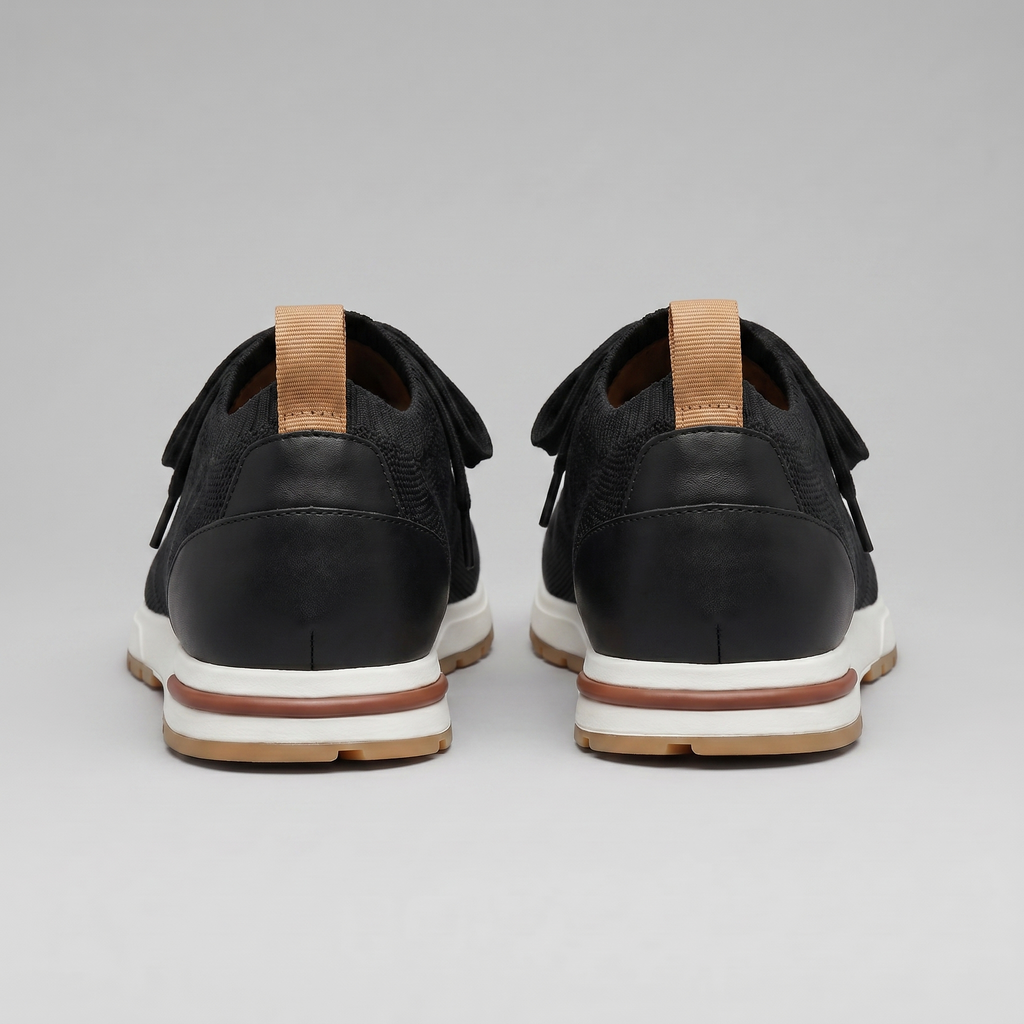 Mayfair | Men's Knit Sock Trainers – Lace-Up Smart-Casual Sneakers