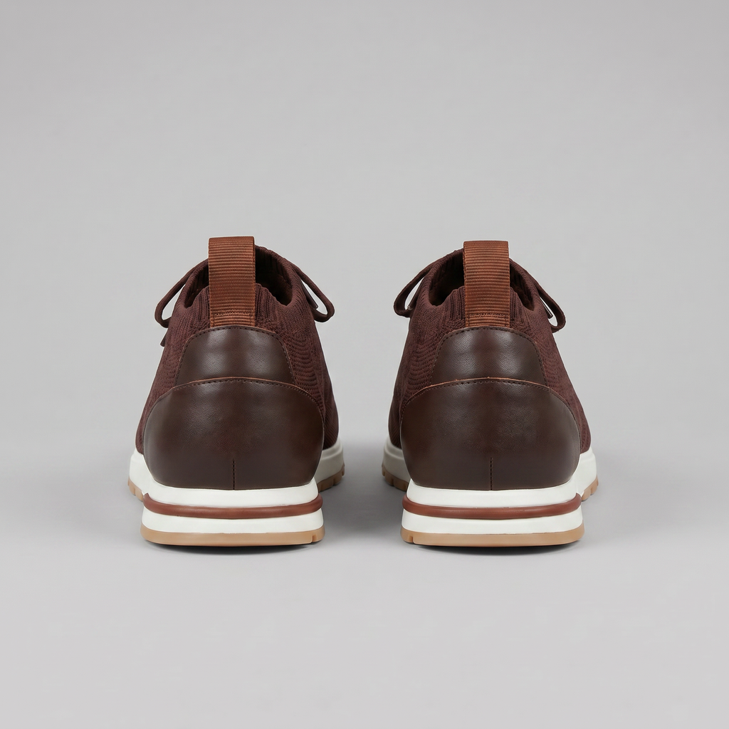 Mayfair | Men's Knit Sock Trainers – Lace-Up Smart-Casual Sneakers
