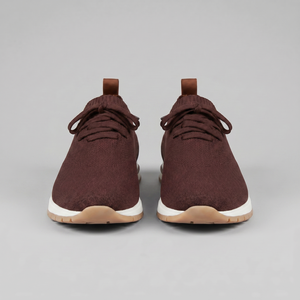 Mayfair | Men's Knit Sock Trainers – Lace-Up Smart-Casual Sneakers