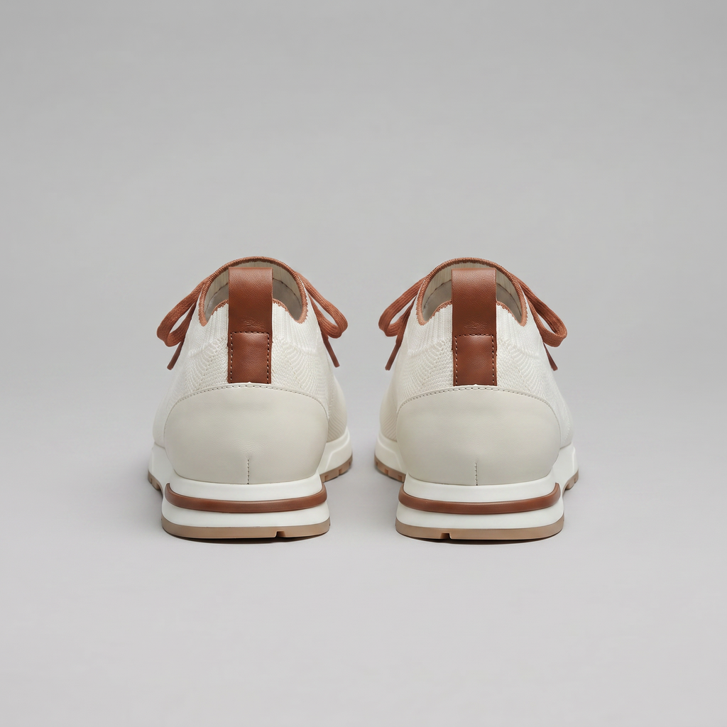 Mayfair | Men's Knit Sock Trainers – Lace-Up Smart-Casual Sneakers