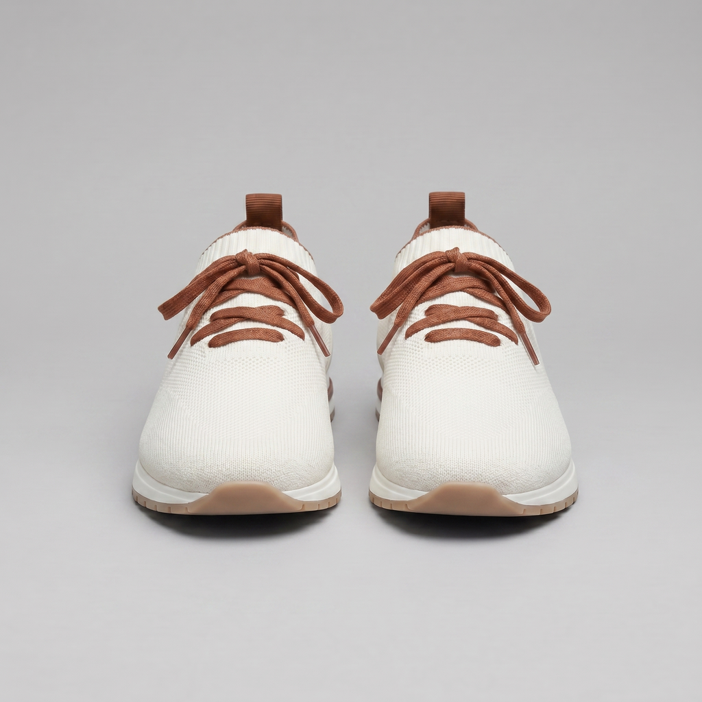 Mayfair | Men's Knit Sock Trainers – Lace-Up Smart-Casual Sneakers