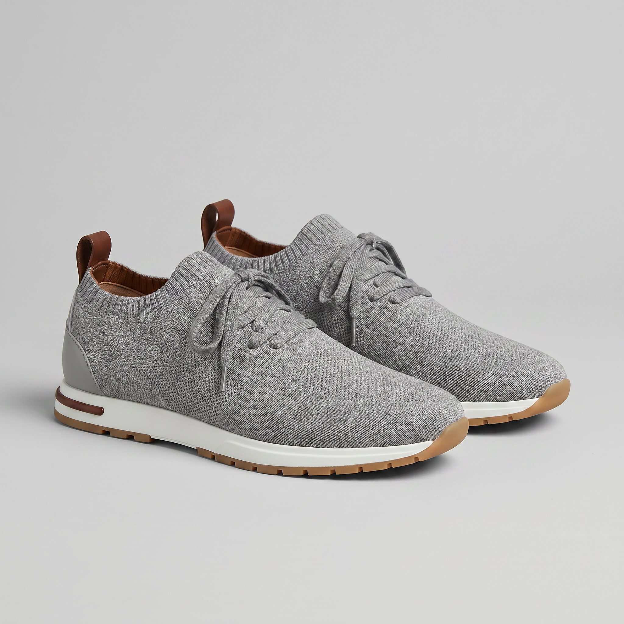 Mayfair | Men's Knit Sock Trainers – Lace-Up Smart-Casual Sneakers