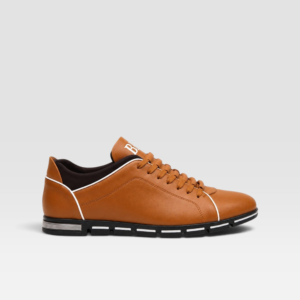 Callan | Men's Smart-Casual Low-Top Trainers - Lace-Up Everyday Shoes