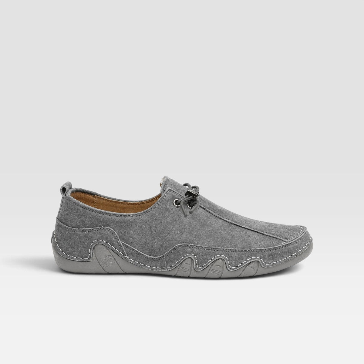 Nathaniel | Men's Slip-On Trainers - Elastic Lacing Anti-Slip Casual Shoes