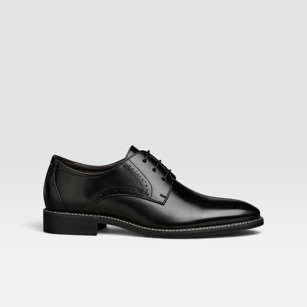 Frederick | Men's Lace-Up Formal Shoes - Round-Toe Rubber Sole Dress Shoes