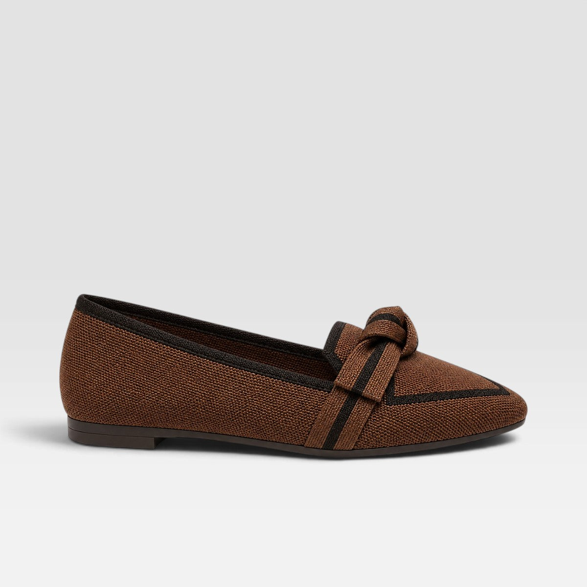 Georgina | Women's Leather-Look Loafer Flats - Smart-Casual Slip-On Shoes