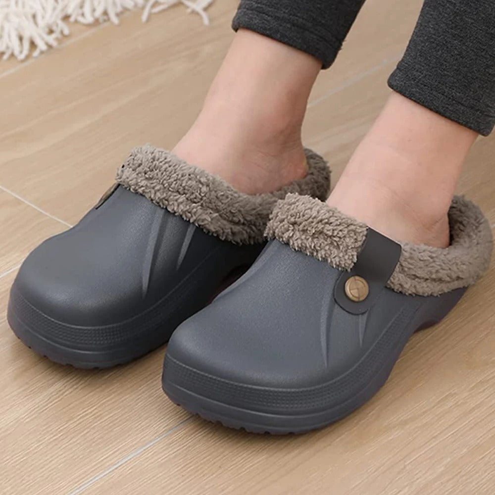Truman | Men's Waterproof Winter Clogs - Fleece-Lined Indoor Outdoor Shoes