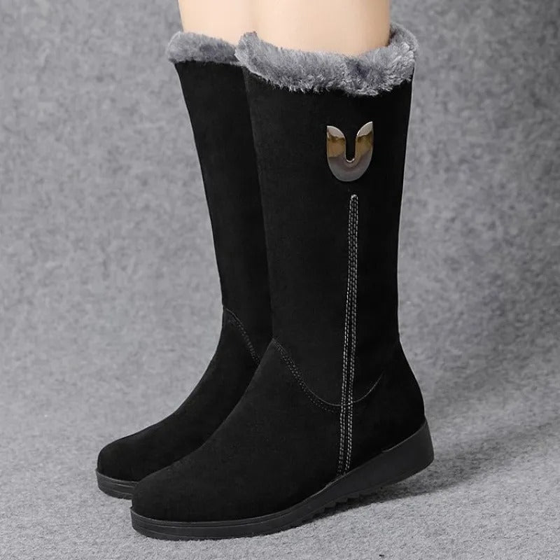 Vera | Women's Plush-Lined Winter Boots - Water-Repellent Snow Boots