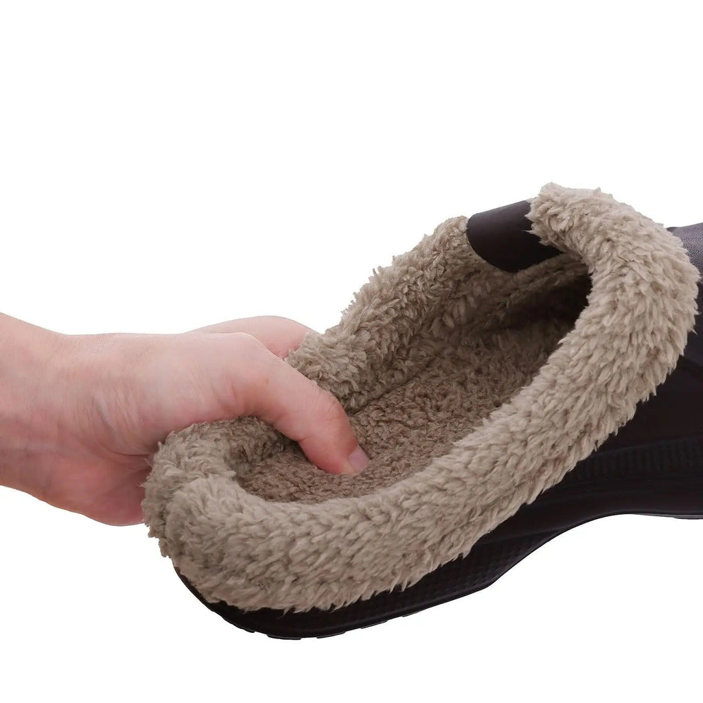 Truman | Men's Waterproof Winter Clogs - Fleece-Lined Indoor Outdoor Shoes
