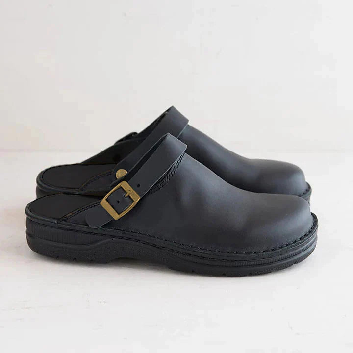 Florence | Leather Clogs – Cushioned Slip-On Everyday Shoes