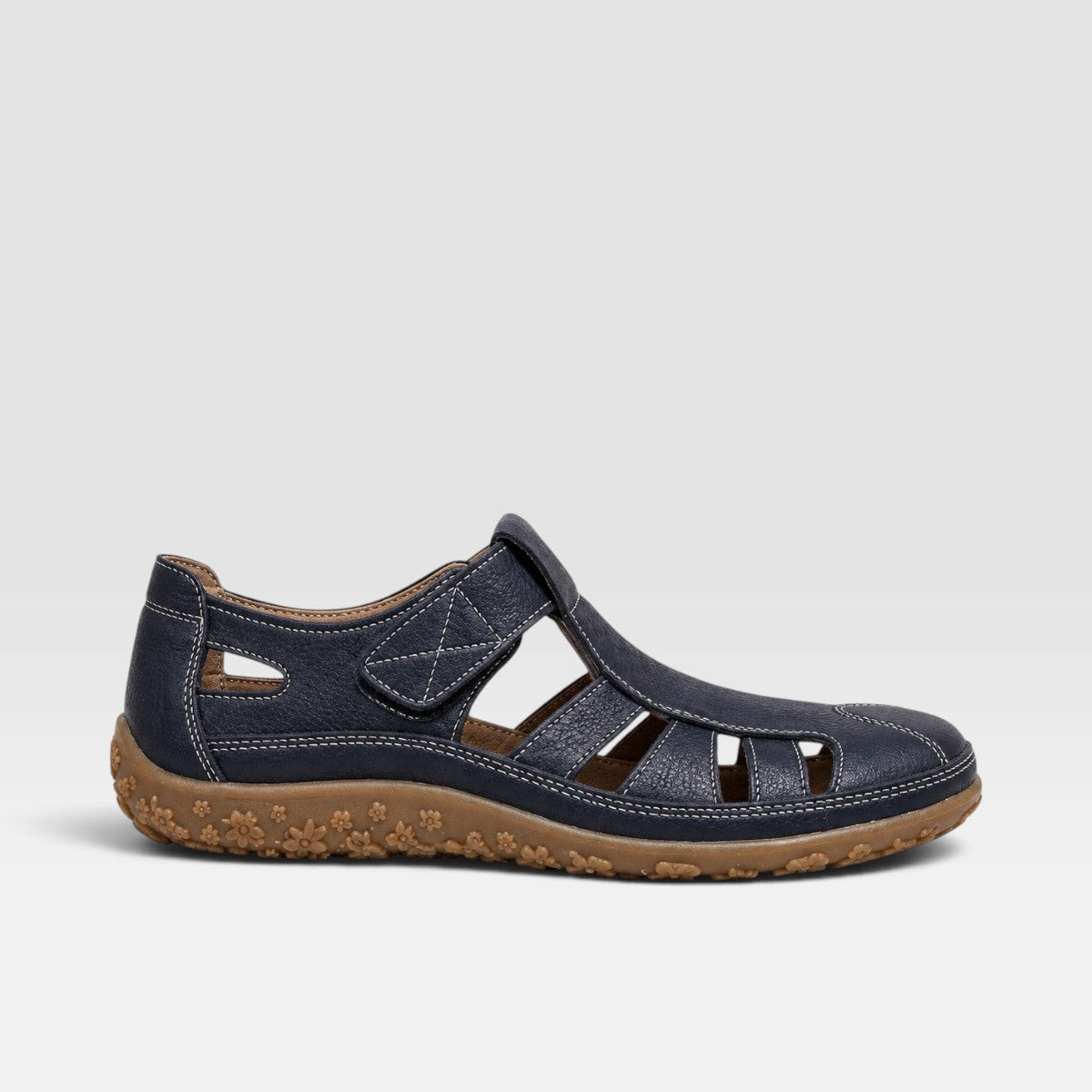 Bettina | Women's Adjustable Strap Closed-Toe Sandals - Everyday Summer Sandals