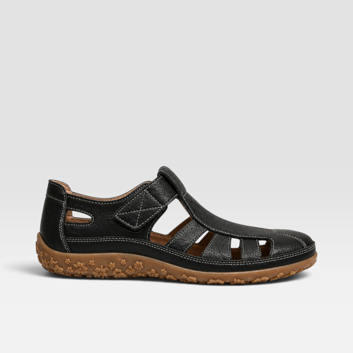 Bettina | Women's Adjustable Strap Closed-Toe Sandals - Everyday Summer Sandals