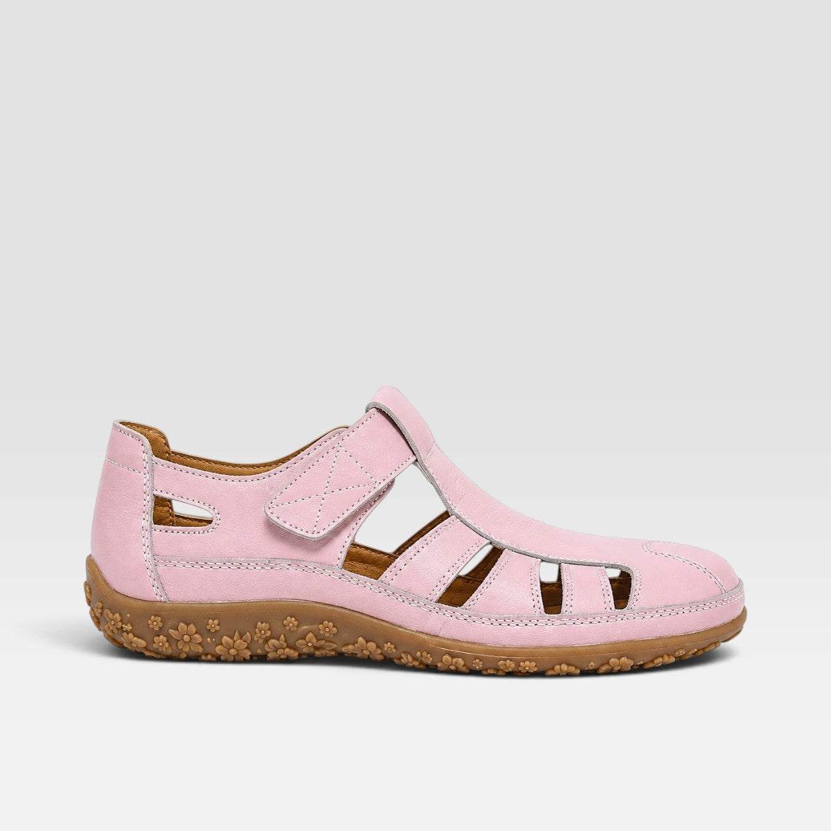 Bettina | Women's Adjustable Strap Closed-Toe Sandals - Everyday Summer Sandals