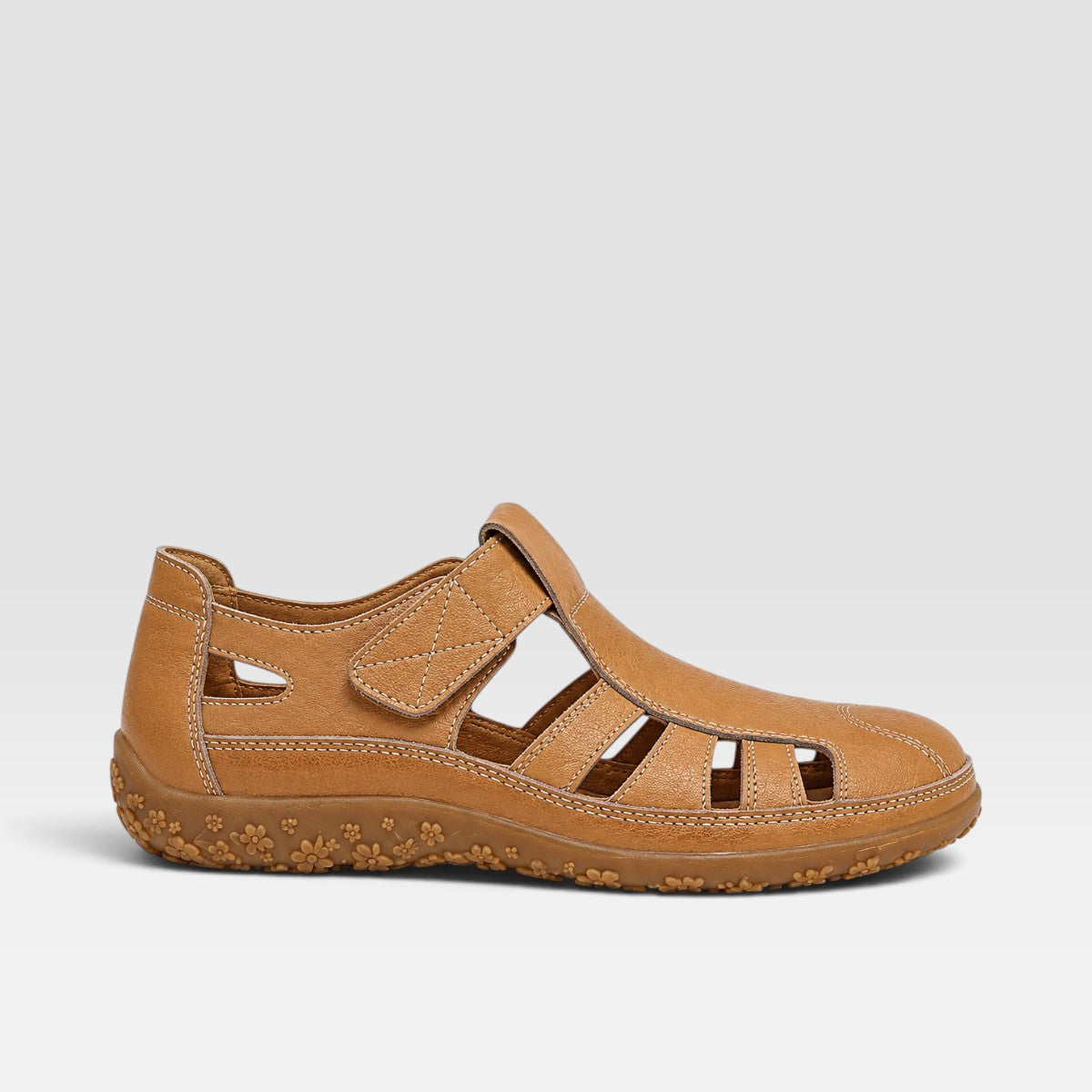 Bettina | Women's Adjustable Strap Closed-Toe Sandals - Everyday Summer Sandals