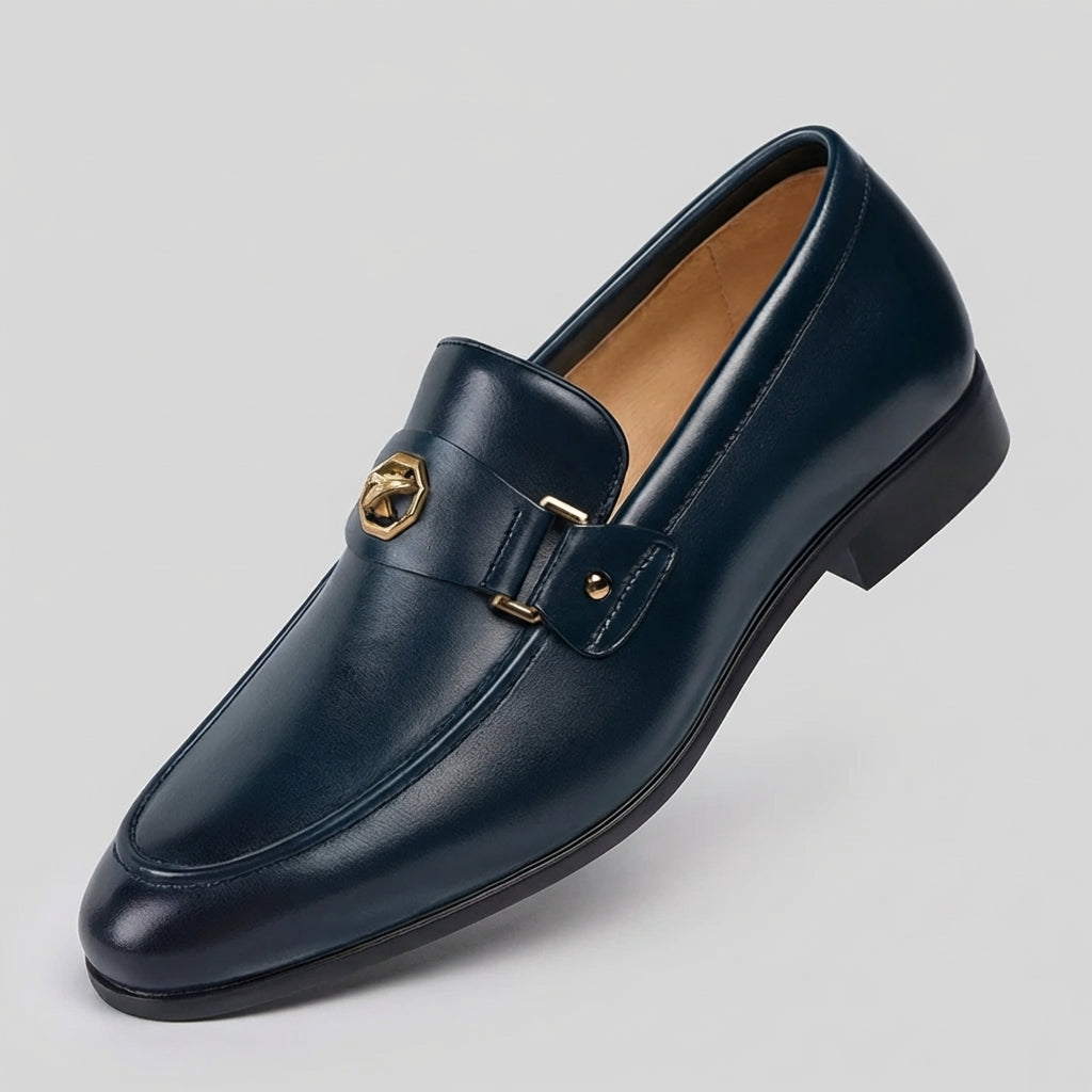 Edgar | Men's Italian faux leather Loafers - Classic Smart-Casual Slip-On Shoes