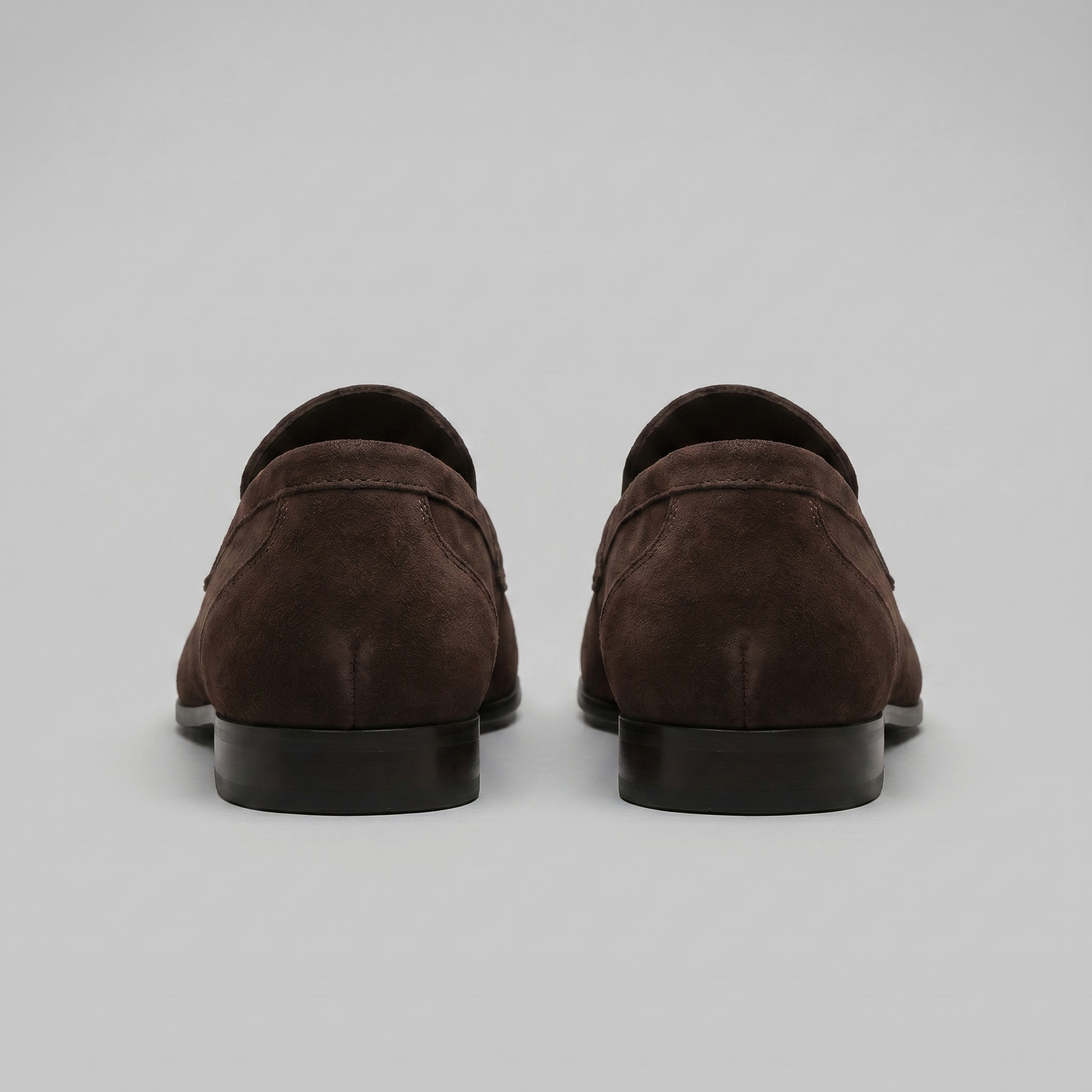 Angus | Men's Suede Penny Loafers - Smart Casual Slip-On Shoes
