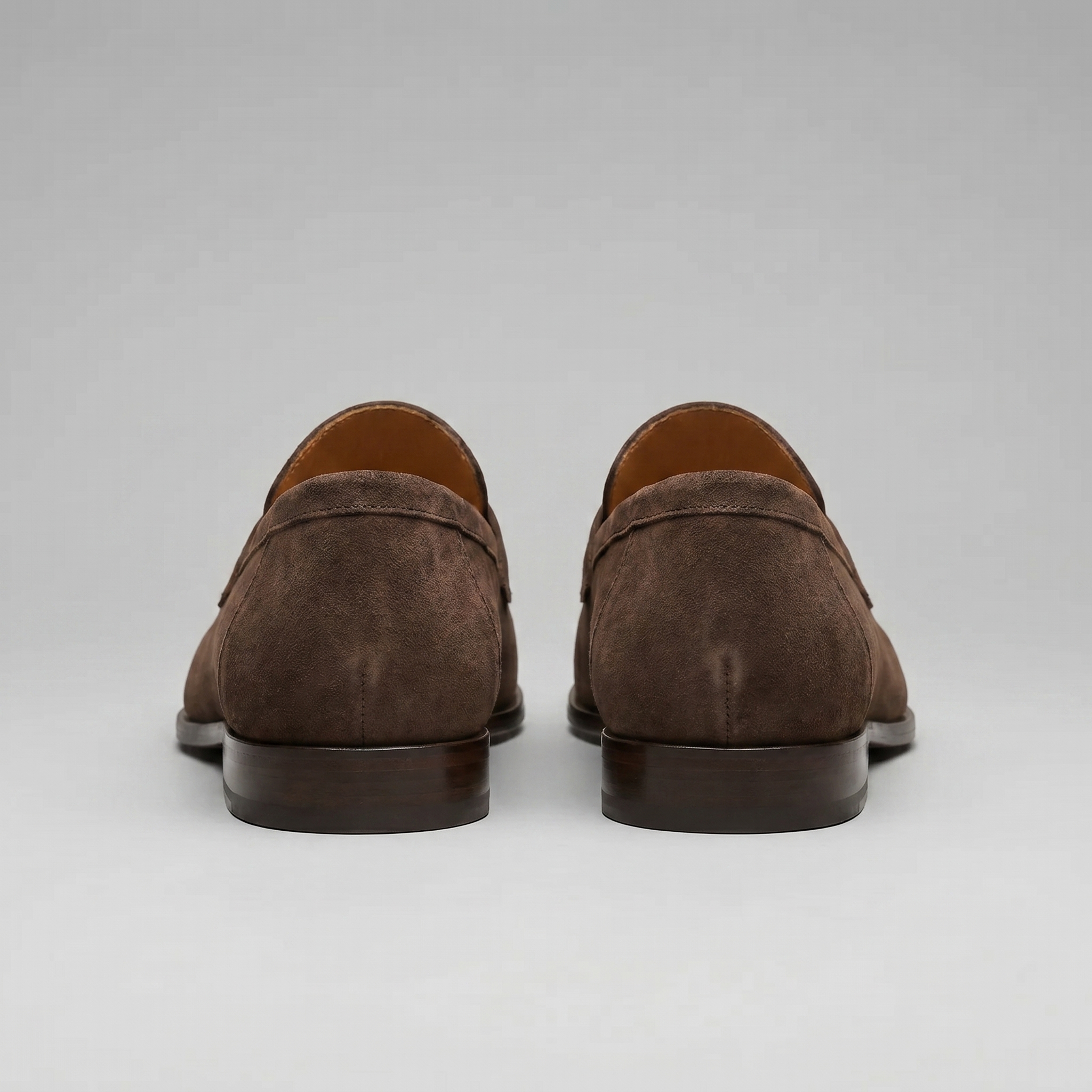 Angus | Men's Suede Penny Loafers - Smart Casual Slip-On Shoes
