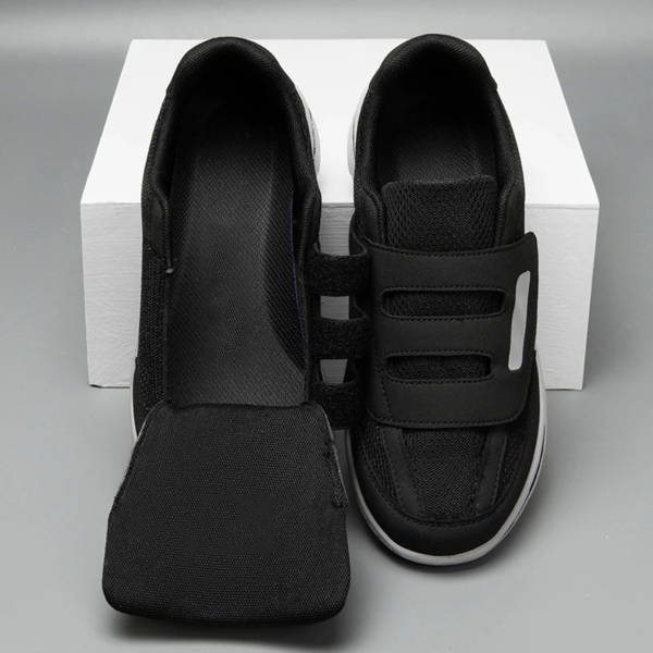 Corin | Unisex Adjustable Mesh Walking Shoes - Wide-Fit Lightweight Comfort Shoes