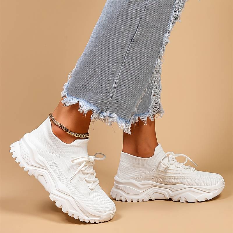Ivy | Mesh Casual Trainers - Lightweight Everyday Walking Shoes