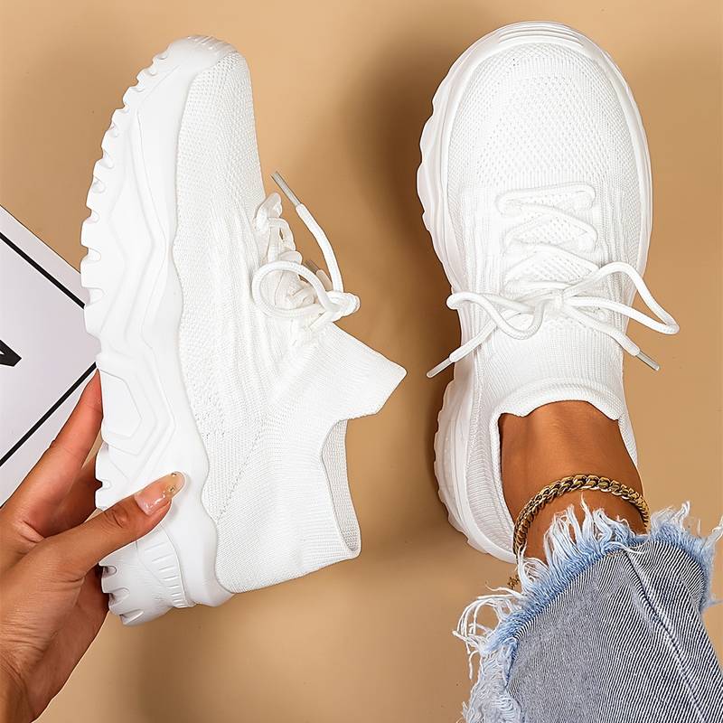 Ivy | Mesh Casual Trainers - Lightweight Everyday Walking Shoes