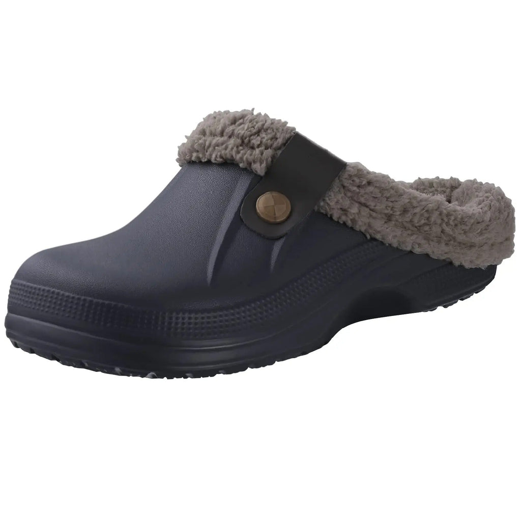 Truman | Men's Waterproof Winter Clogs - Fleece-Lined Indoor Outdoor Shoes