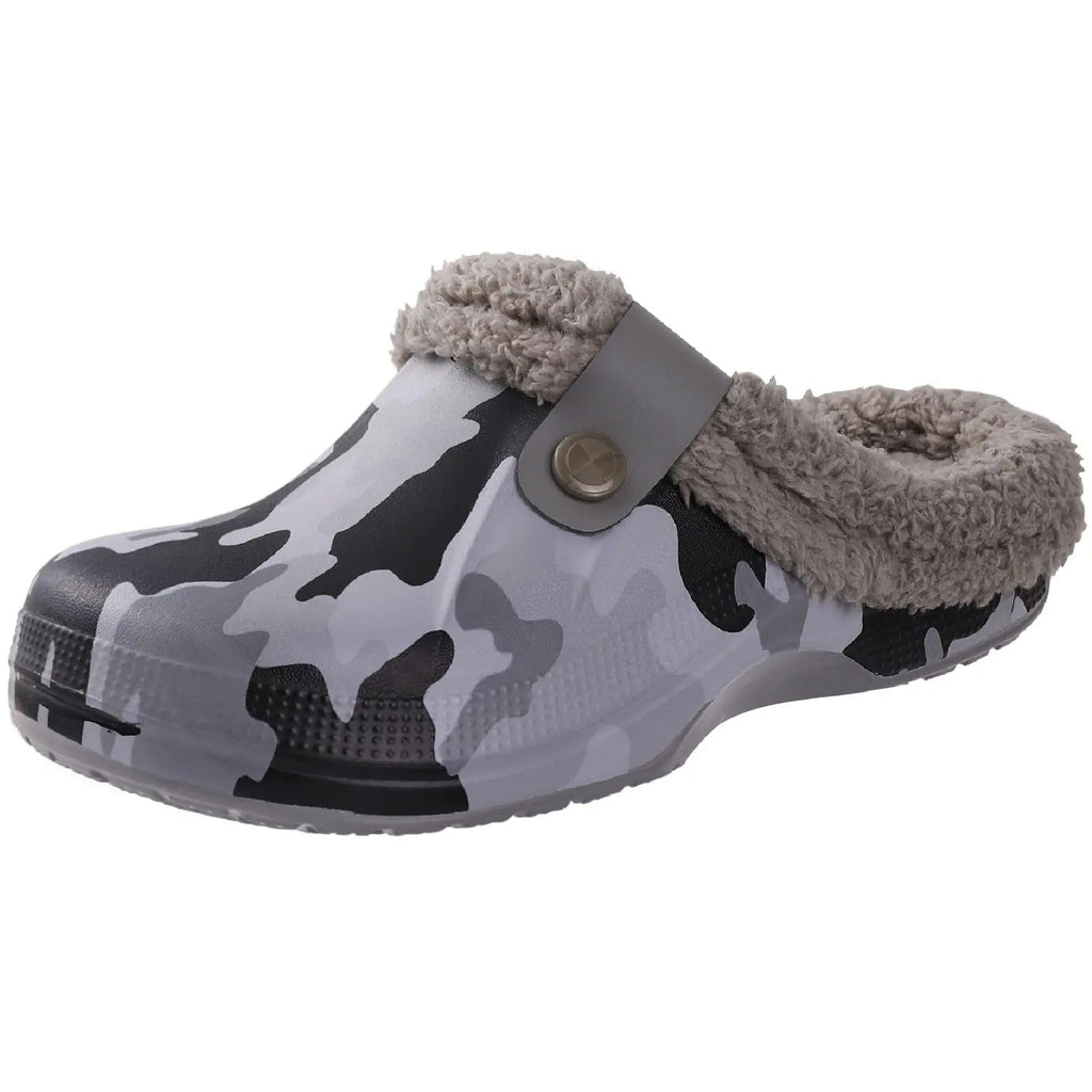 Truman | Men's Waterproof Winter Clogs - Fleece-Lined Indoor Outdoor Shoes