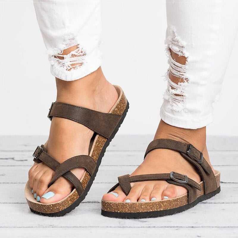 Mabel | Women's Adjustable Strap Sandals – Cushioned Everyday Comfort