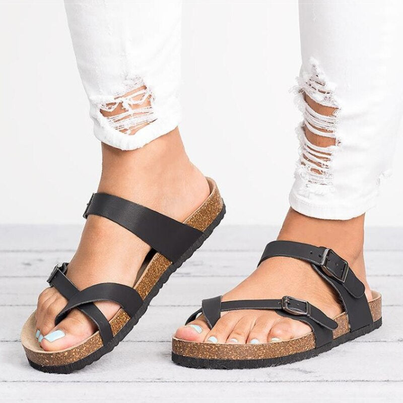 Mabel | Women's Adjustable Strap Sandals – Cushioned Everyday Comfort