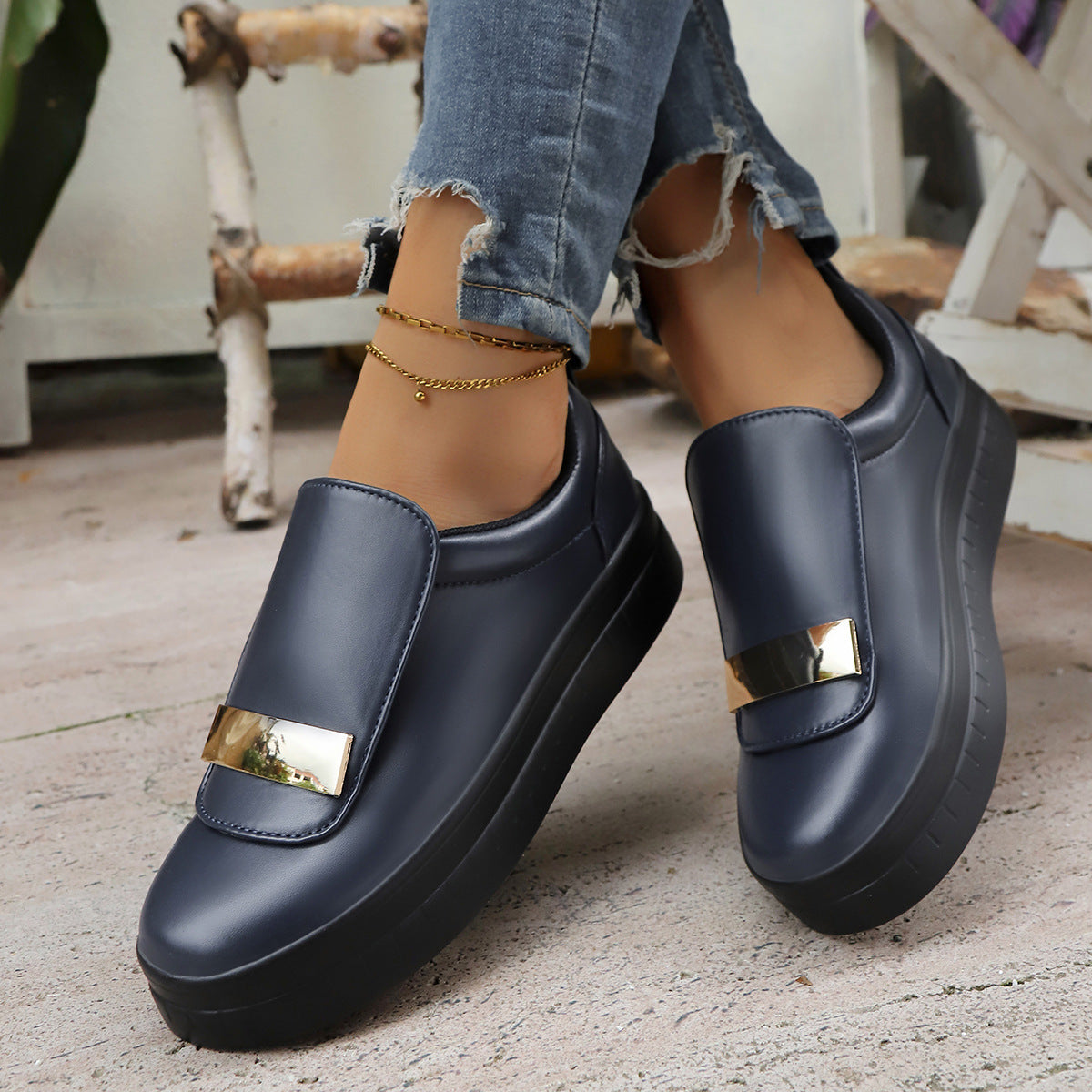Beulah | Women's Slip-On Casual Trainers - Lightweight Everyday Sneakers