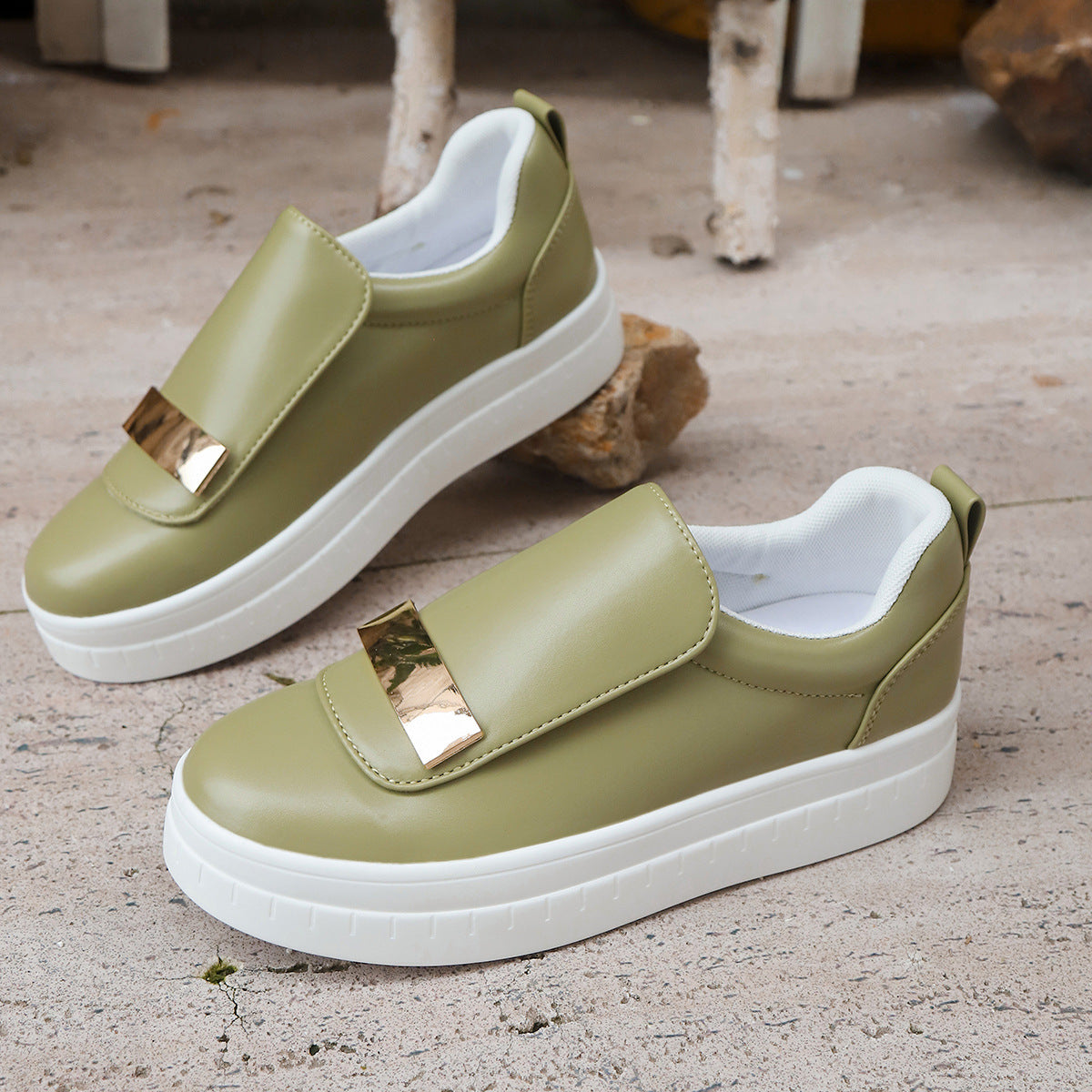 Beulah | Women's Slip-On Casual Trainers - Lightweight Everyday Sneakers