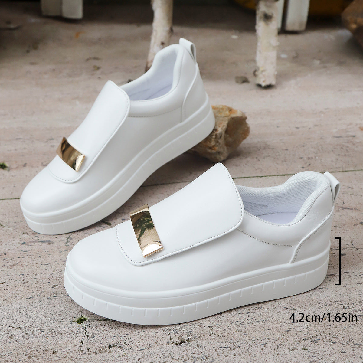 Beulah | Women's Slip-On Casual Trainers - Lightweight Everyday Sneakers